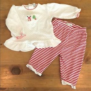 Kissy Kissy Christmas outfit